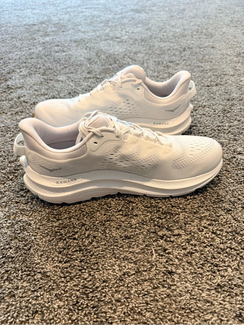 NEW - Size 11M/12.5W - Hoka Kawana 2 White Nimbus Running Shoes - 1147930-WNCL